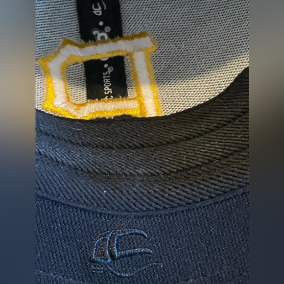 Pittsburgh Pirates Hat Cap MLB Baseball OC Sports XS/S Fitted Cap Black Eco3 - Picture 3 of 6